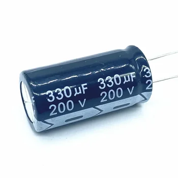 10pcs/veľa 330UF 200v 330UF hliníkové elektrolytický kondenzátor veľkosť 18*35 200V330UF 20%