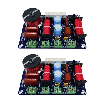 2X 3 Spôsoby Hifi Reproduktor Frekvenčný Delič Hifi Crossover Filter Distributior DIY Fáze Car Audio Woofer Reproduktor Filter