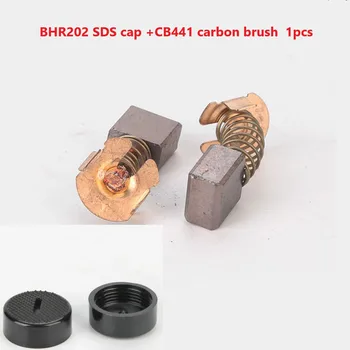 4 Sady Pre. DHR202 BHR202 Uhlíková Kefa Kryt A CB441 Uhlíkových Kief elektrický Nástroj Časti Uhlíková Kefa Kryt+Uhlíková Kefa