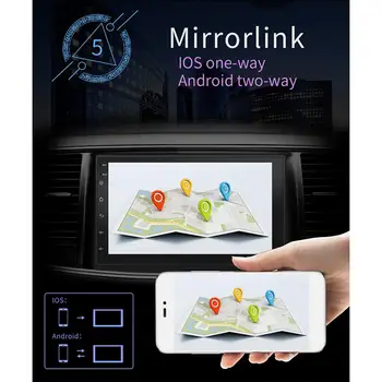 7 palcový Auto Bluetooth mp5 Prehrávač Car Android Navigačný Stroj