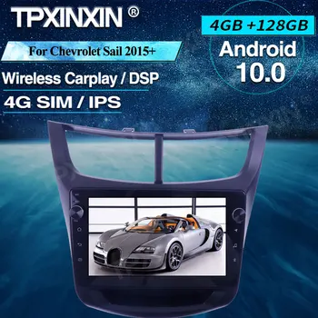 Android autorádia 4+128G Pre Chevrolet Plachta 2015+ Auto Multimediálny Prehrávač Headunit Audio Rádio Auta GPS Navigtion Bezdrôtový Carplay