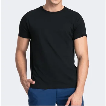 B6229 Úplne Nový 100% Bavlna Pánske T-Shirt O-Krku Pure Color Krátky Rukáv Mužov Tričko XS-3XL Muž T-shirts Top Čaj Pre Mužov