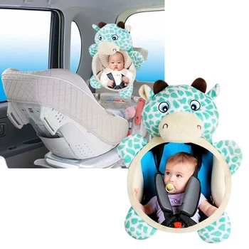 CAWOSS bezpečnostné pásy, spätné zrkadlo baby auto zrkadlo chodu montáž auto spätné zrkadlo