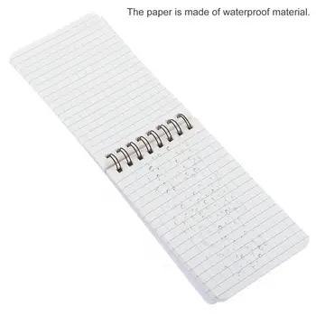 Denne Notebook Trvanlivé Nepremokavé Notebook Kompaktný Cievka Dizajn pre Školy Domov Vonkajšie Písanie Prenosné Študent-priateľské
