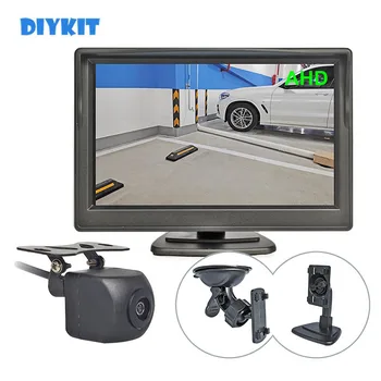 DIYKIT 1024*600 5inch AHD EWV Auto Monitor IP68 Zálohy HD Zozadu Auto Kamera pre SUV, MPV Kôň Nákladných vozidiel