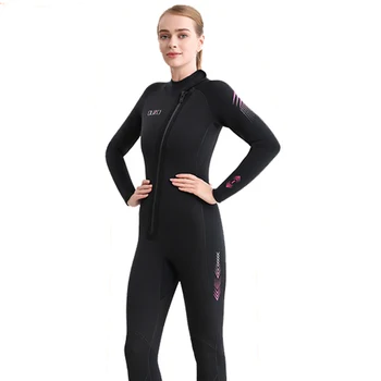 Dámske potápačské obleky Jeden Kus Neoprén 3 mm / 5 mm Neoprén celého Tela Predné Zip pre Surfovanie, Potápanie,zimnú plavky