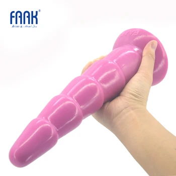 FAAK 10 cm Dlhé Análny Sex Hračky Veľké Viazané Análne Dildo Sacie Ženy Muž Masturbator Dospelých Sex Produkty Flexibilné Penis