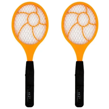 Horúce 2X LED Elektrické Komár Plácačka Flyswatter Elektrické Tenis Raketa 44 X15.5 Wasp Mosquito Killer