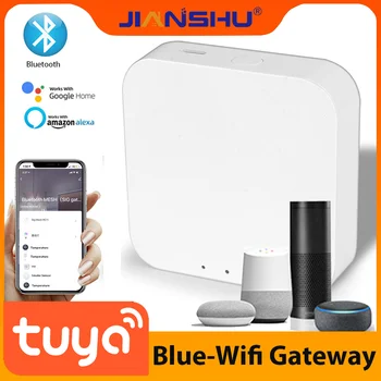 Jianshu Bluetooth Zigbee Gatway Podporu Tuya Zariadenie Smart Inteligentný Život Most Smart Home Hub Hlasové Ovládanie prostredníctvom Alexa Google