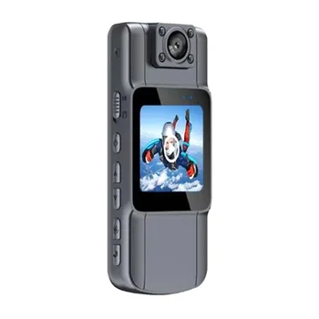Mini Kamera Wifi/HD 4K Infračervené Nočné Videnie 180° Otáčanie Objektívu a Späť Klip Presadzovania Práva Záznamník AP Fotoaparát