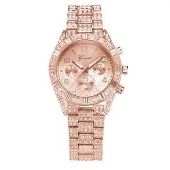 Módne dámske hodinky z Nerezovej Ocele Luxusné Ženy Crystal Quartz Analógové Náramkové Hodinky Top dámske Luxusné Hodinky najpredávanejších