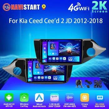 NAVISTART 2K 2000*1200 autorádia Pre Kia Ceed Cee ' d 2 JD 2012-2018 Carplay Android Auto Nie Video Prehrávač, GPS DSP Navigáciu