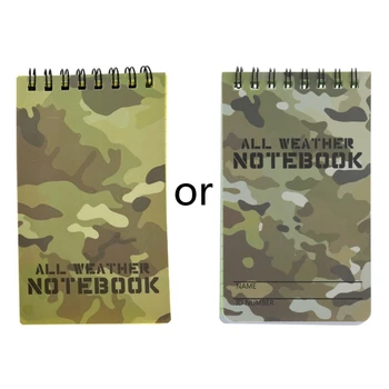 Nepremokavé Notebook,3x 5Inch Vrecko na poznámkový blok,All-Počasie Memo-Pad s Top-Špirála