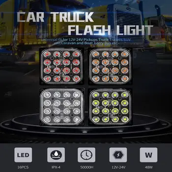 Nepremokavé Vozidlo Výstražné Svetlo Príslušenstvo Univerzálne Odolné Zase signalizačná kontrolka DC 12V LED prípojného vozidla Značky Truck