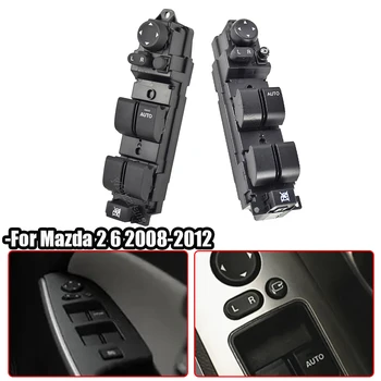 Nové Elektrické Napájanie Master Okno Spínač S Automatickým Skladacie Funkcia D652-66-350A D651-66-350A Pre Mazda 2 6 2008 2009 roky 2010-2012