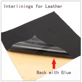 Pevný Chrbát s Lepidlom Interlinings pre Kožené DIY Leathercraft Peňaženky Taška cez Rameno, Kabelka Kožená Podšívka 480x300x0.25 mm