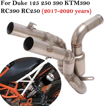 Pre Duke 125 250 390 KTM390 RC390 RC250 2017-2020 Uprostred Prepojenie Potrubia Motocykel Výfukových Uniknúť Systém Upraviť Vysokú Pozíciu Utlmiť