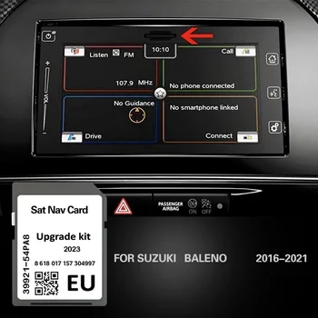 Pre Suzuki BALENO 2016 2021 SLDA 2023 Najnovšiu Verziu Aktualizácie Európe Sat Navi SD Kartu