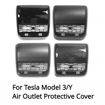 Pre Tesla Model 3/Y odvzdušňovací Ochranný Kryt Zadného Sedadla Anti-kop Kryt na Ochranu Shell Zadné odvzdušňovací Kapota Auto Príslušenstvo