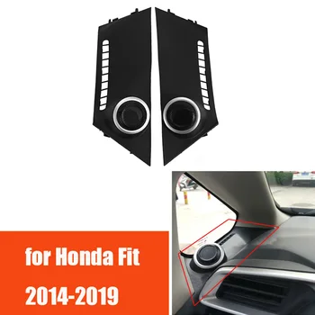 Predné Dvere ý v ýškov ý Reproduktor Reproduktor Kryt Výšok Audio Reproduktor Veko Horn Shell Dekorácie pre Honda Fit 2014-2019