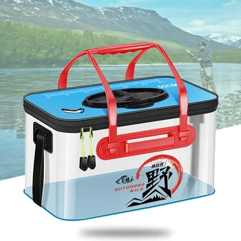Prenosné EVA Rybárska Taška na Rybárske Skladacie Vedro Živé Ryby Box Camping Vodnej nádržky Pan Povodí Riešiť Skladovanie Taška Bez Čerpadla