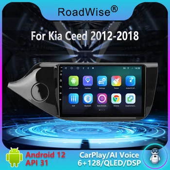 Roadwise Android Multimediálne autorádio Pre KIA CEED JD Cee ' d 2012 2013 2014 2015 2017 2018 Carplay 4G Wifi, GPS, DVD DSP 2din 2 DIN