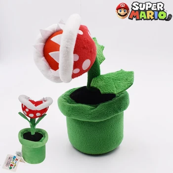 Super Mario Bros Chomper Plnené Bábika Kvetináče Plyšové Hračky Anime Monštrum Znakov Model Obrázok Roztomilý Hry Periférnych Zariadení Dary