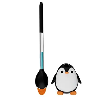 Wc Misa Štetec A Držiteľ Penguin Čistenie Wc Kefa Nastaviť Automatické Wc Kefy Pre Kúpeľňa S Držiteľa Vetrané
