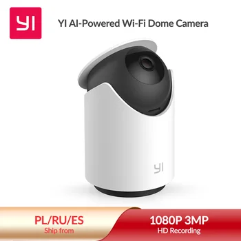 YI Kamera 1080P Wifi Dome Kamera FHD S Detekcia Tváre Dohľadu Cam 360° Auto Cruise Bezdrôtový Nočné Videnie IP Security