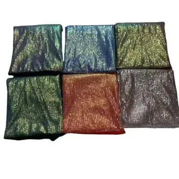 Zelená/Gold Afriky francúzsky Oka Textílie, Čipky 2023 Vysokej Kvality Nigérijský Čistý Čipky s Flitrami na Šitie Ženy, Svadobné Šaty