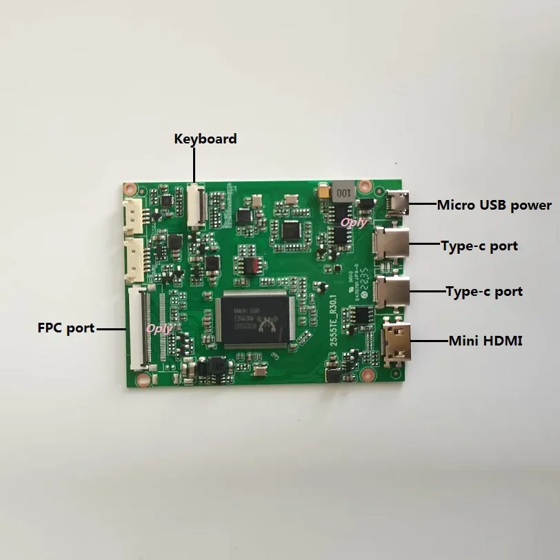EDP controllor dosky mini USB, kompatibilný s HDMI Typu C pre LP140WF7-SPH1 LP140WF8-SPF1 LP140WF8-SPF9 LP140WF8-SPFA 14