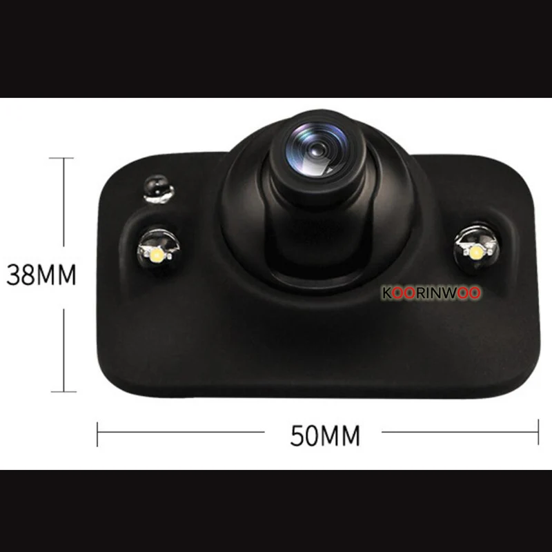 Koorinwoo Auto Multifunkčný Prepínač Kábel CCD 360 Strane fotoaparátu Parkovanie Pred Forme Auto Spätné Kamery Zadnej strane RCA Video 12V systém