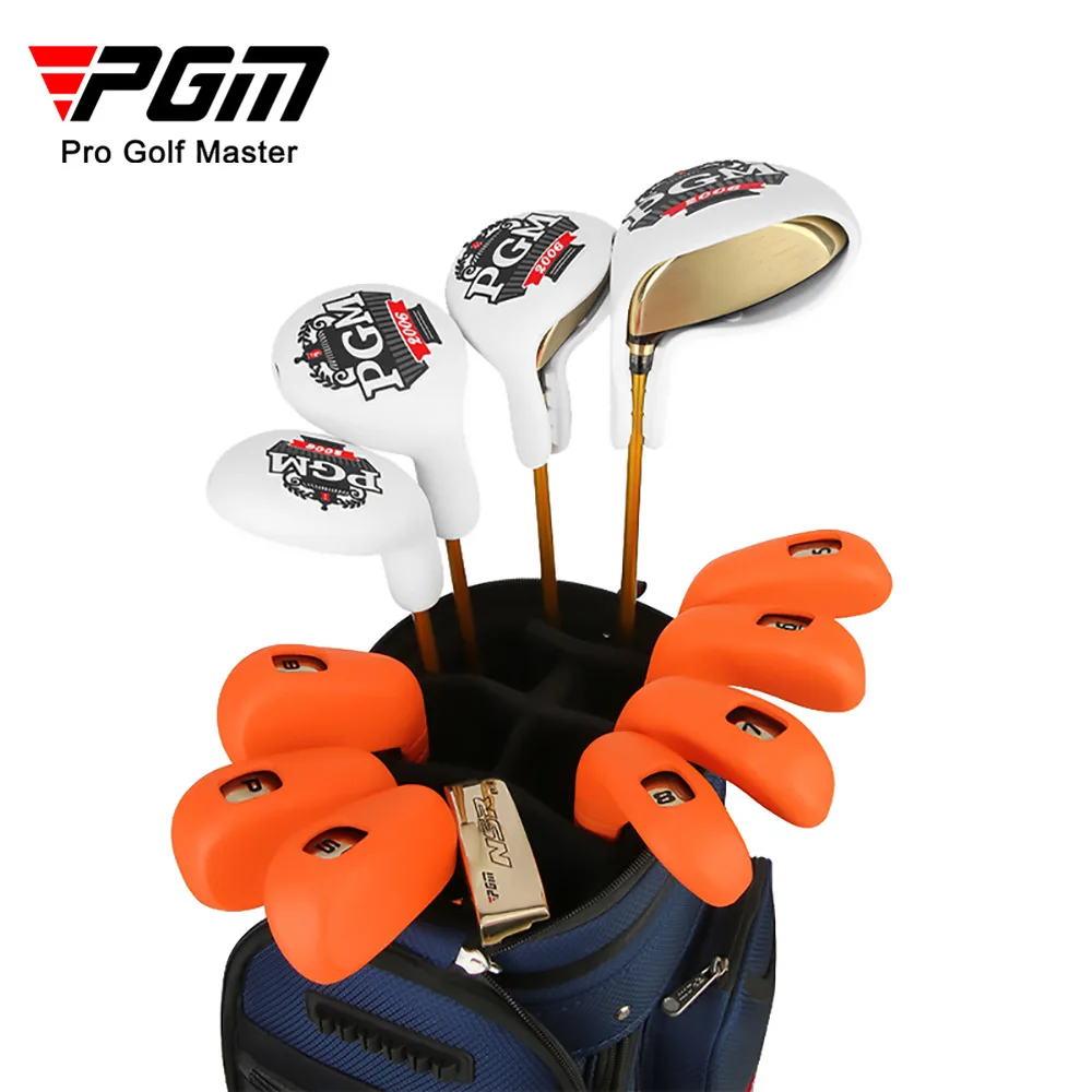 PGM golf kryt hlavy klubu mäkkej gumy železa vzťahovať železný kryt kompletný set 8 balenia