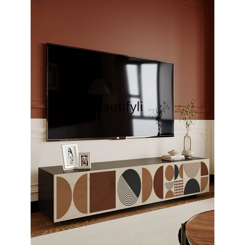 Taliansky Ľahké Luxusných Domov Obývacia Izba Moderný Minimalistický Veľký a Malý Apartmán Typ Spálne z masívu TV, Skriňa nábytok