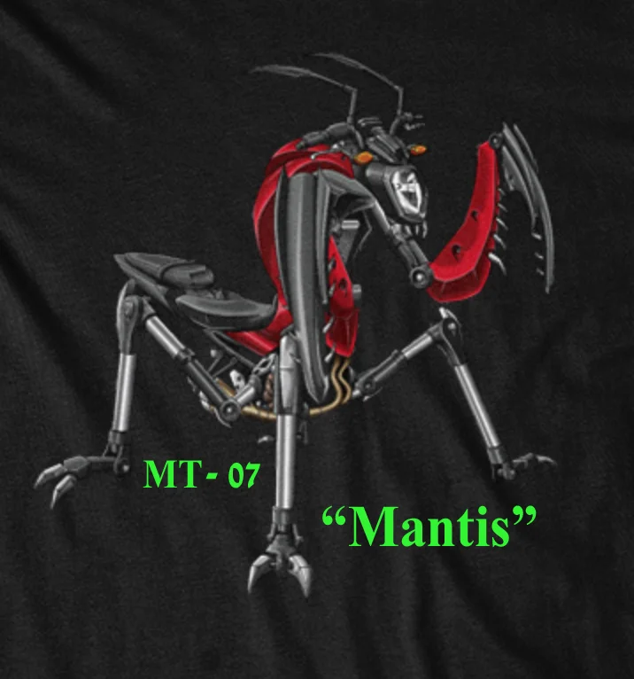 Klasické Motocykel MT-07 Mantis Premenenia Inšpiroval Mikiny Nové 100% Bavlna Ležérne Pánske Oblečenie, Streetwear Módy